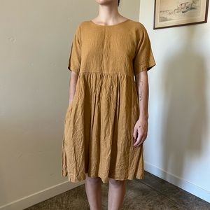 Linen Fox Dress 🌾